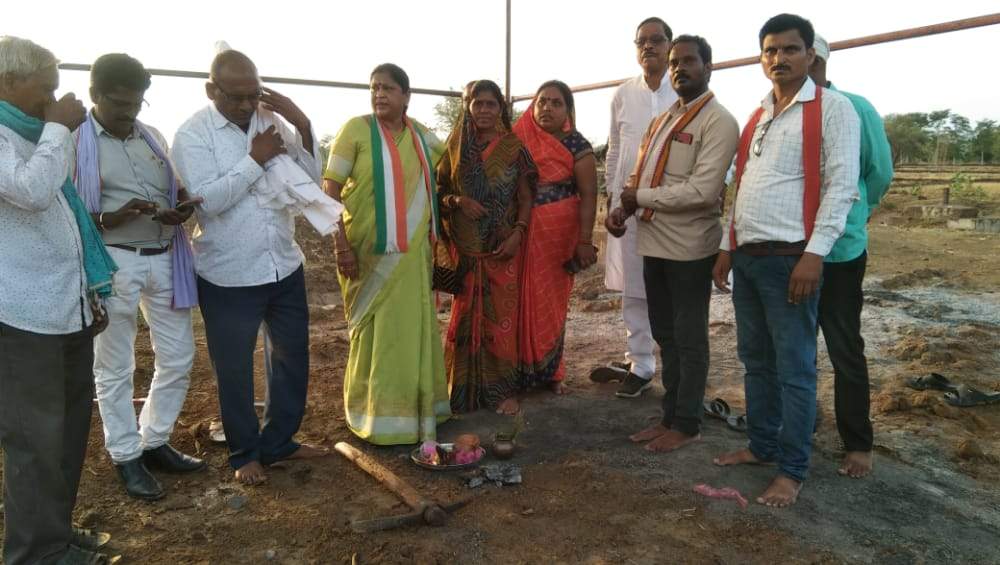 यात्री प्रतिक्षालय का भूमिपूजन