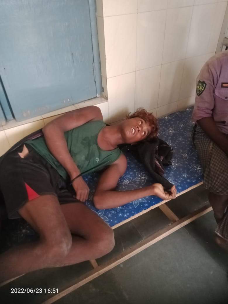खेत में काम करते युवक को सांप ने काटा, भर्ती खेत में काम करते युवक को सांप ने काटा, भर्ती