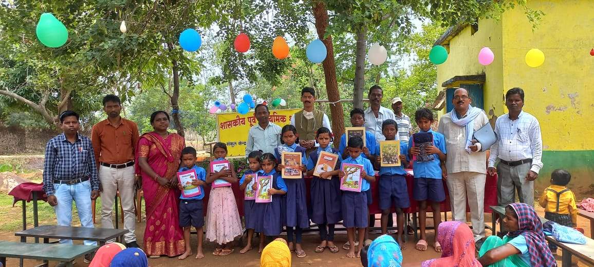 संकुल रजपुरी के सहनपुर में शाला प्रवेश उत्सव