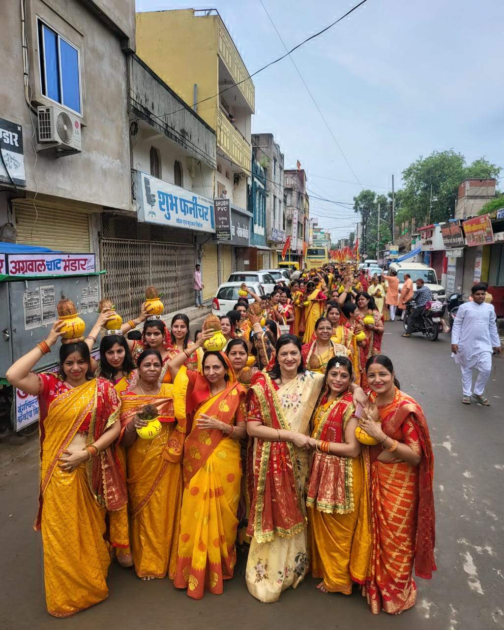 कलश यात्रा के साथ माता बनभौरी मंदिर प्राण-प्रतिष्ठा महोत्सव शुरू