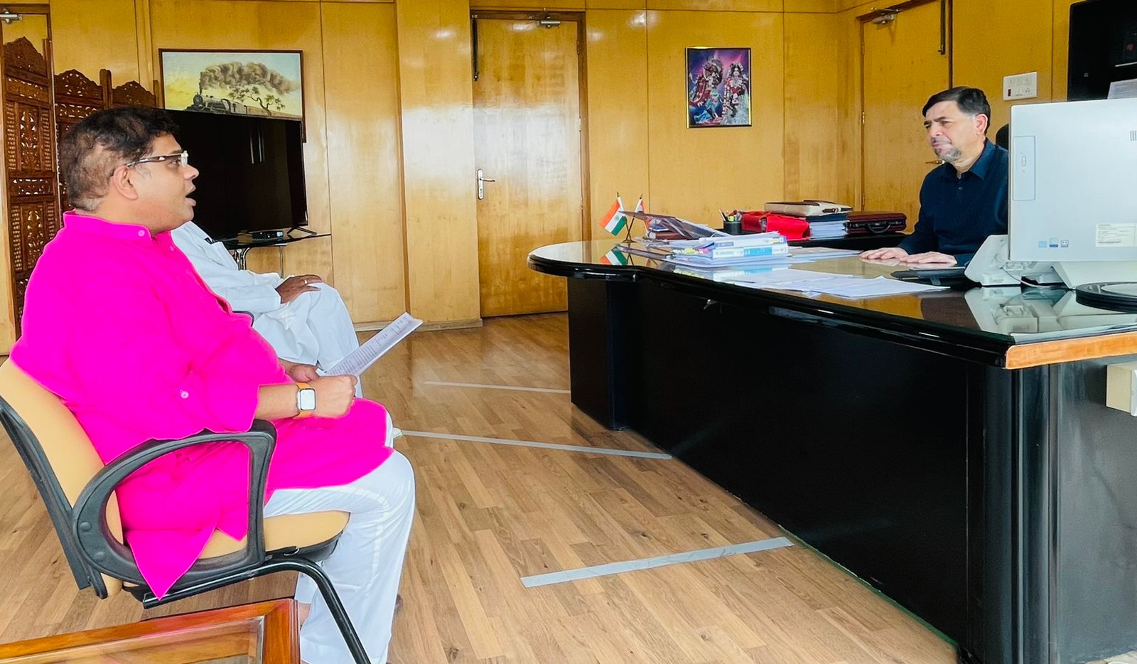 रेल संकट पर महाप्रबंधक से चर्चा की जोगी ने, विरोध प्रदर्शन की चेतावनी