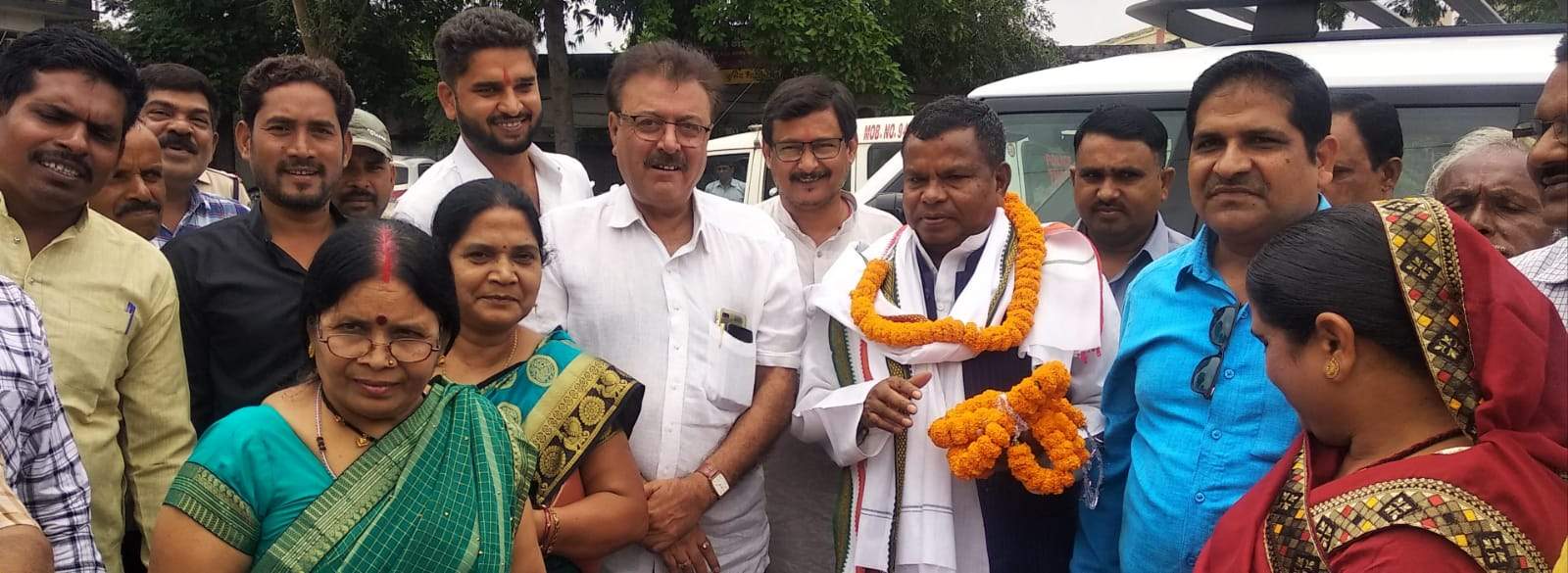 कुरुद पहुंचे मंत्री लखमा का जोशीला स्वागत