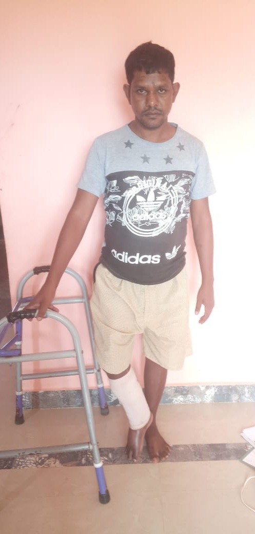 जगरनाथ के पैरों का हुआ इलाज, सीएम का जताया आभार