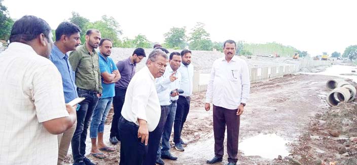 बायपास का कलेक्टर ने किया निरीक्षण