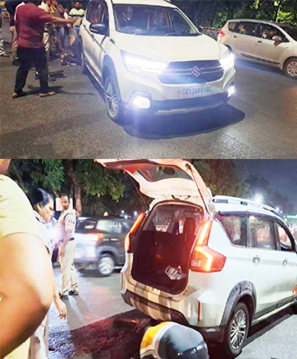 कार ने राहगीर को मारी ठोकर, मौत कार ने राहगीर को मारी ठोकर, मौत