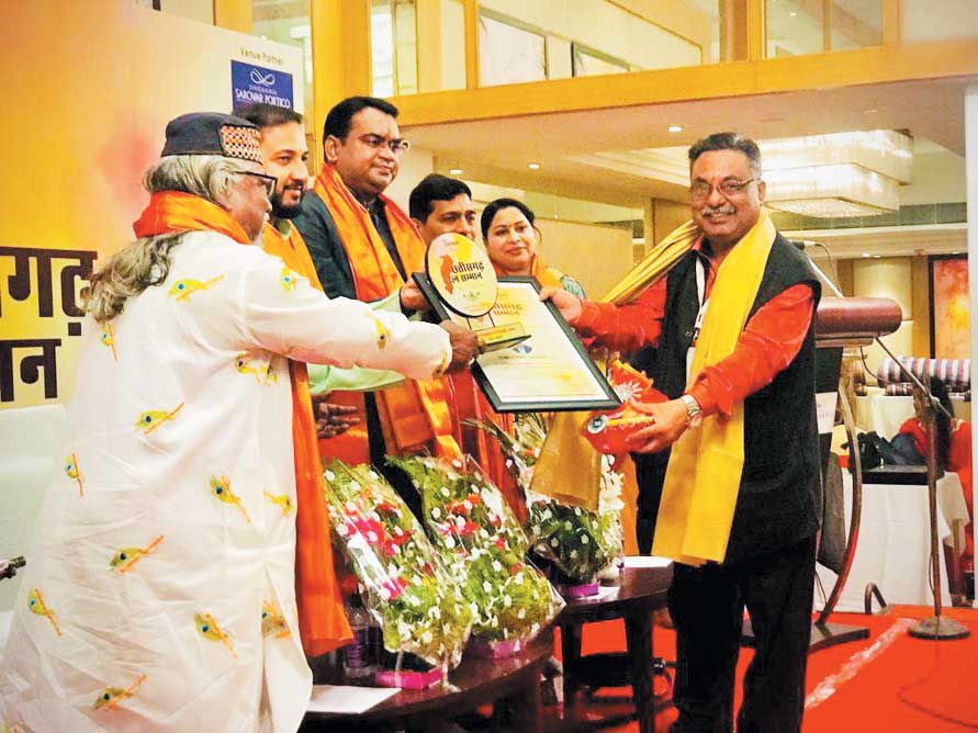 रुद्र नारायण को छत्तीसगढ़ रत्न सम्मान