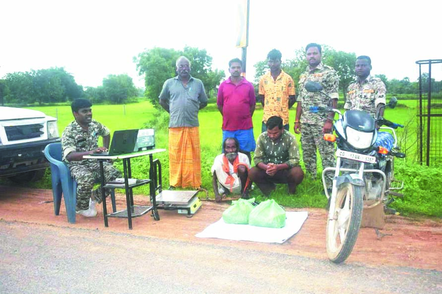 ओडिशा से गांजा तस्करी, दो पकड़ाए  