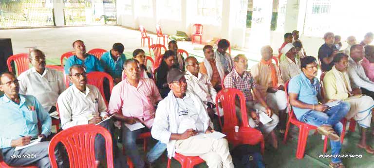 दुगली में प्राथमिक लघु वनोपज प्रबंध समिति के प्रबंधकों का जिला स्तरीय प्रशिक्षण