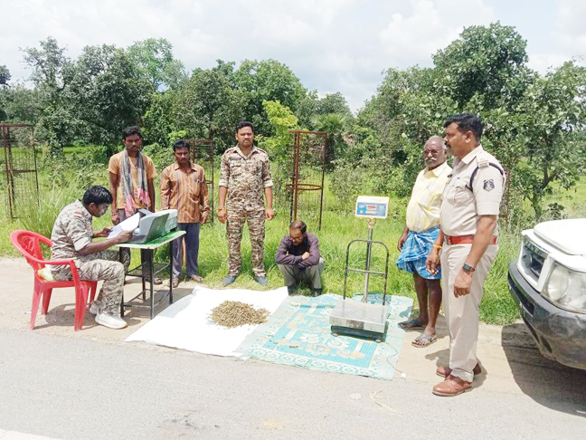 ओडिशा से गांजा तस्करी, एक पकड़ाया  