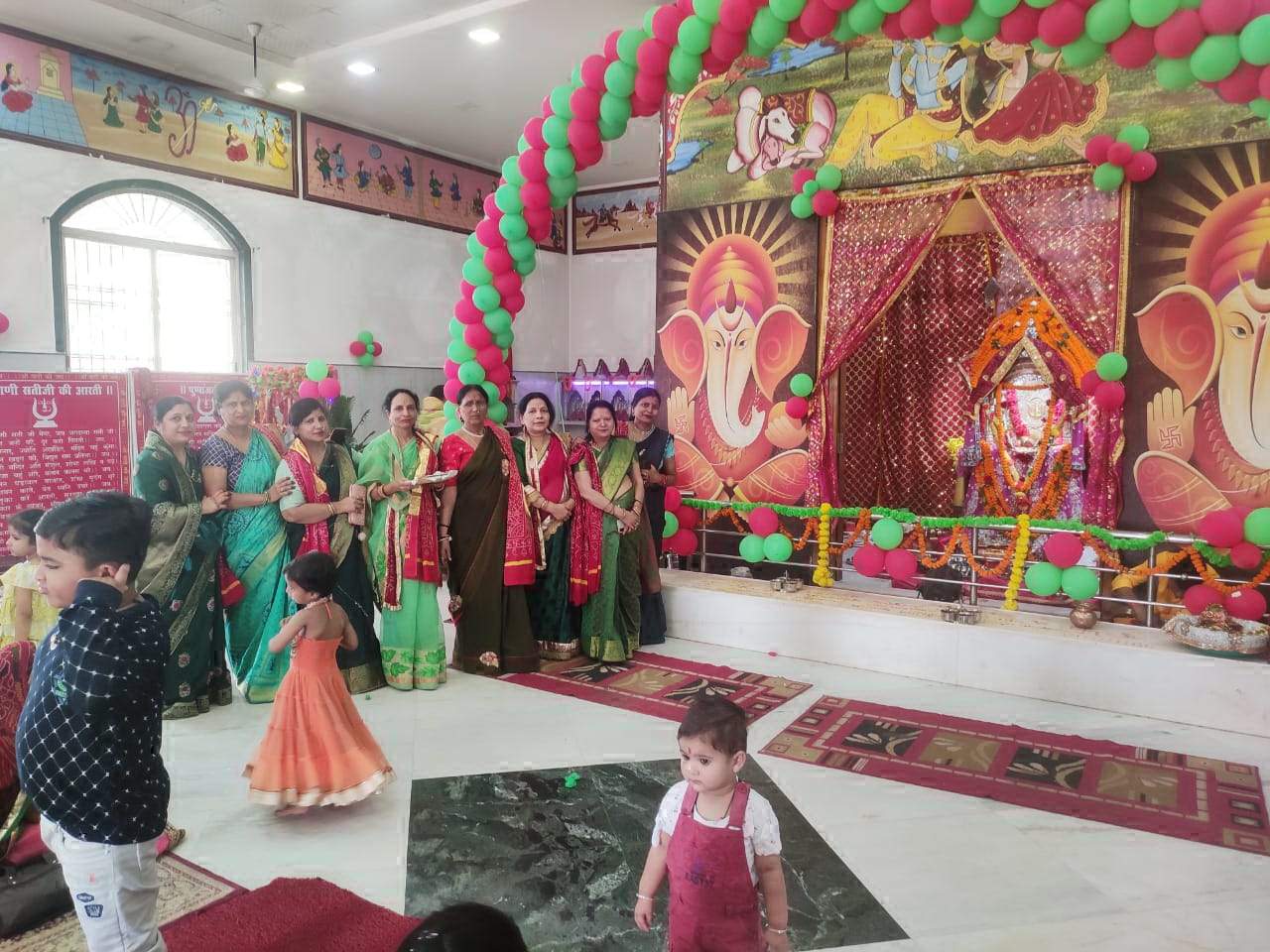 दादी मंदिर में धूमधाम से मनाया सिंधारा उत्सव