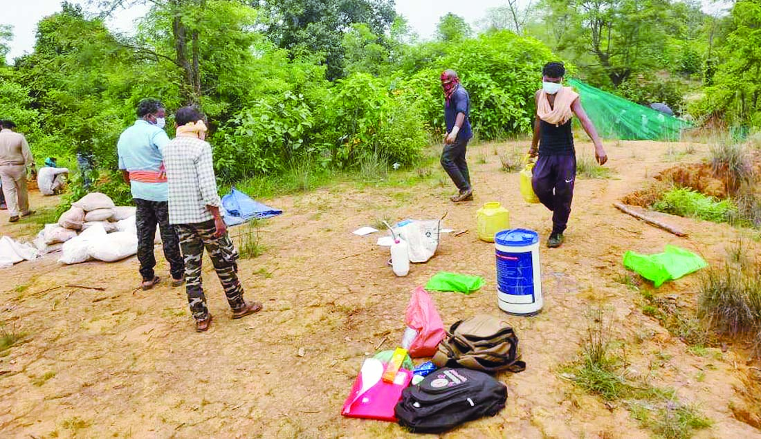 जंगल में मिली हाथी की सड़ी-गली लाश 