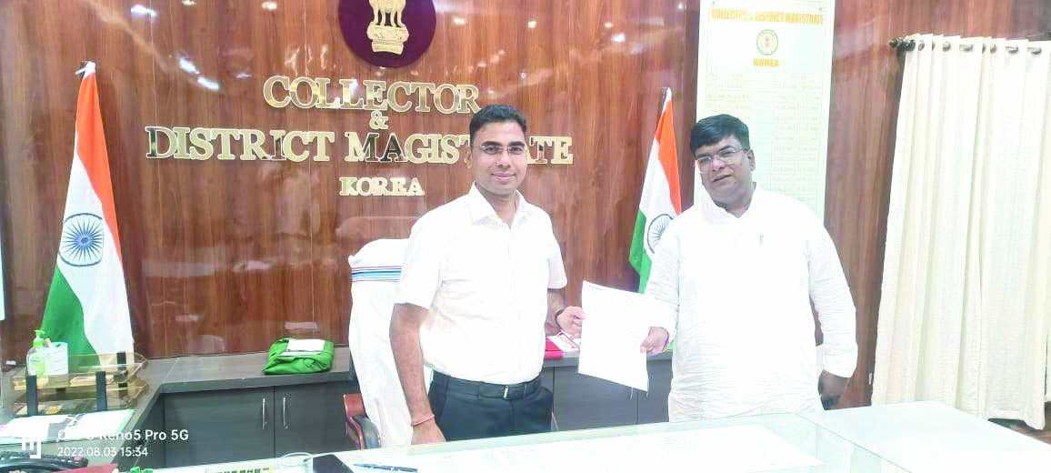 विधायक ने खडग़वां-मनेंद्रगढ़ के गांवों को सूखा ग्रसित करने की रखी मांग