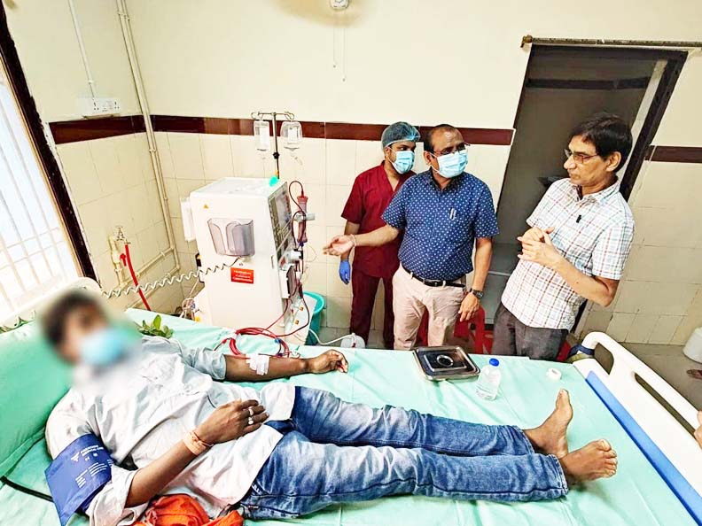 जिला अस्पताल में डायलिसिस यूनिट का ट्रायल सफल जिला अस्पताल में डायलिसिस यूनिट का ट्रायल सफल