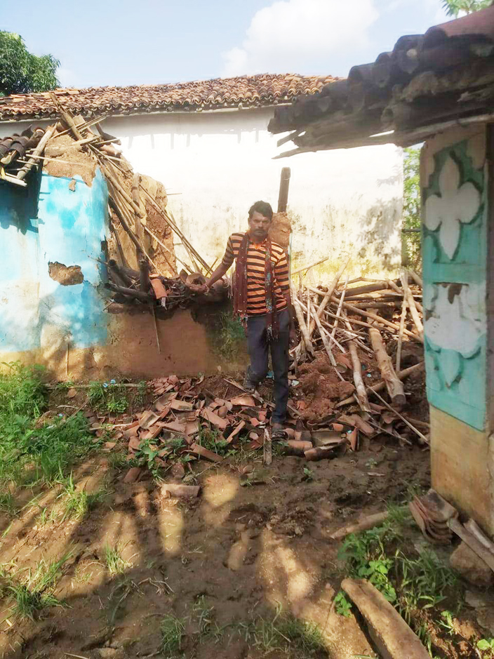 तीन दिन की बारिश से क्षेत्र में तबाही का मंजर