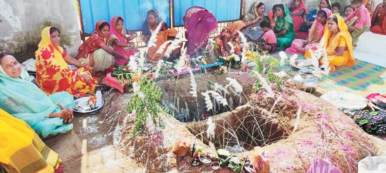 भाजपा नेत्री प्रेमलता ने की हलषष्ठी पूजा