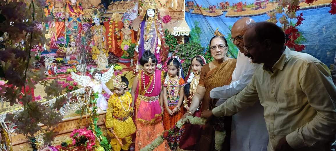 प्रजापिता ब्रह्माकुमारी ईश्वरीय विवि में कृष्ण जन्माष्टमी हर्षोल्लास मनाया