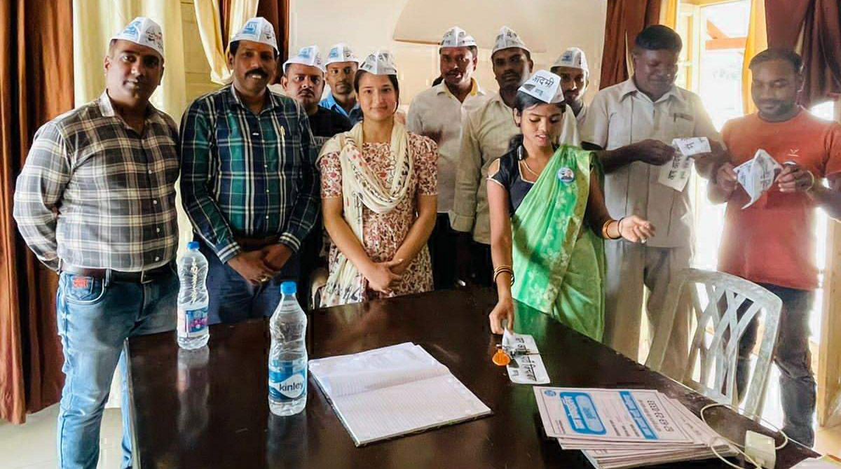 आप के केंद्रीय पर्यवेक्षक ने कार्यकर्ताओं में उत्साह भरा