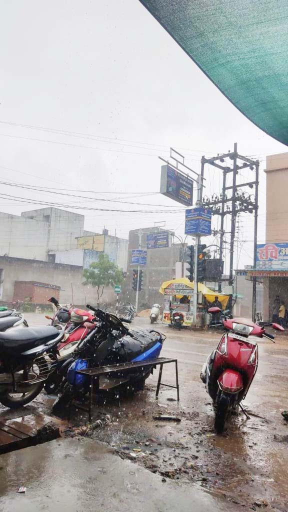 जिले में 24 घंटे में 48.6 मिमी बारिश, कुकरेल में रिकॉर्ड सवा 4 इंच गिरा पानी