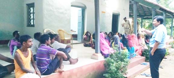 एसपी ने जबर्रा का किया निरीक्षण, दिए सुरक्षा संबंधी निर्देश