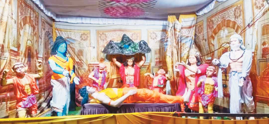 संजीवनी बूटी की झांकी बनी आकर्षण का केंद