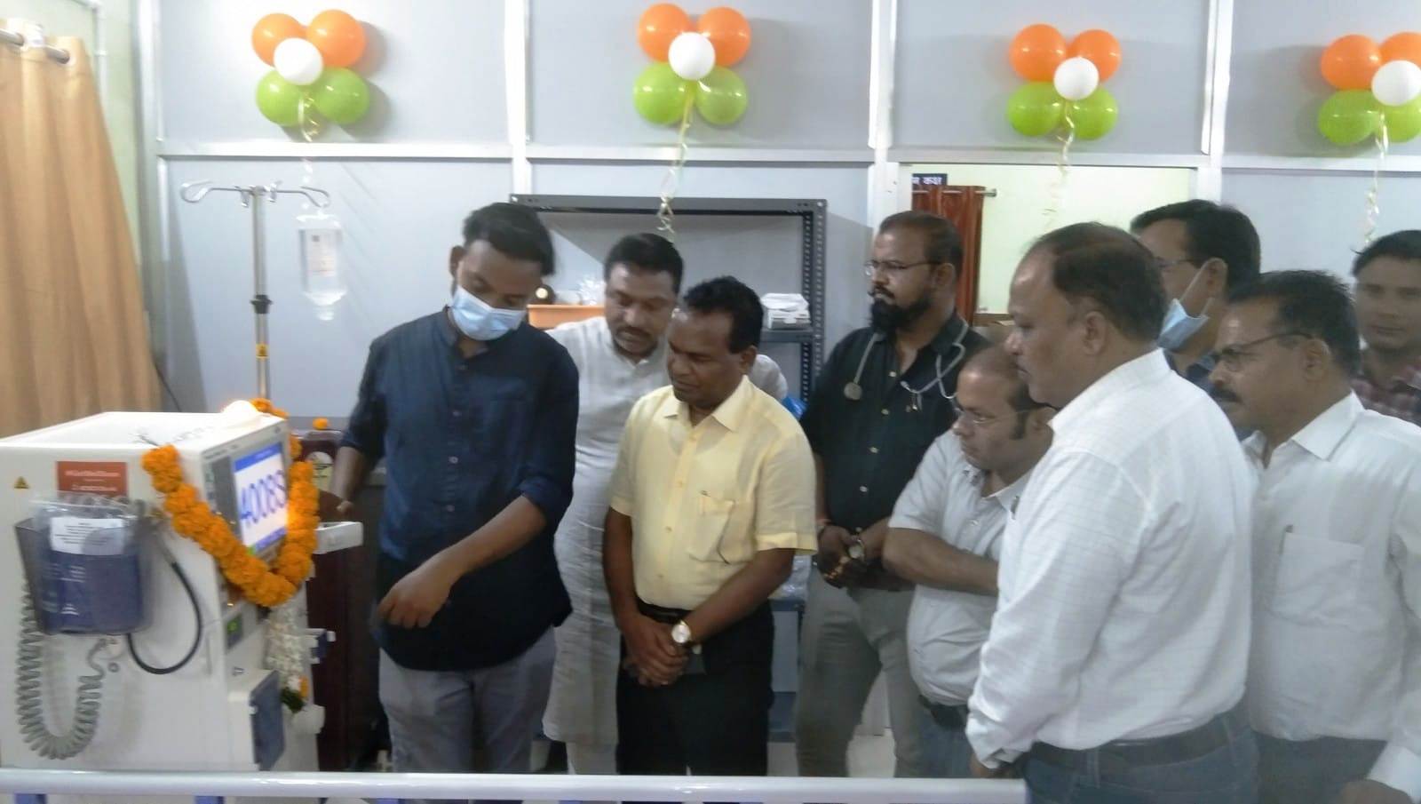 जिला अस्पताल में नि:शुल्क डायलिसिस शुरू, कलेक्टर ने किया शुभारंभ