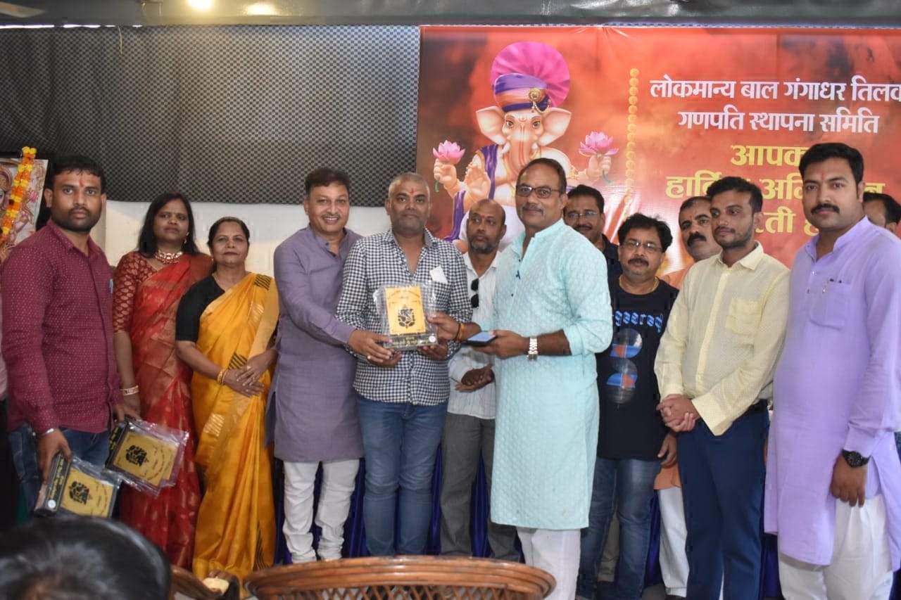 झांकी प्रदर्शनी में गजानंद सेवा समिति डीसी रोड को प्रथम पुरस्कार