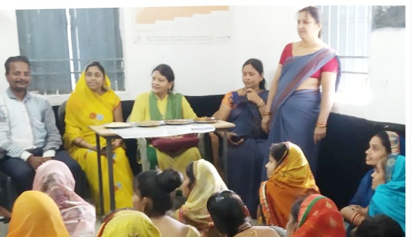 आंगनबाड़ी में सुपोषण चौपाल 