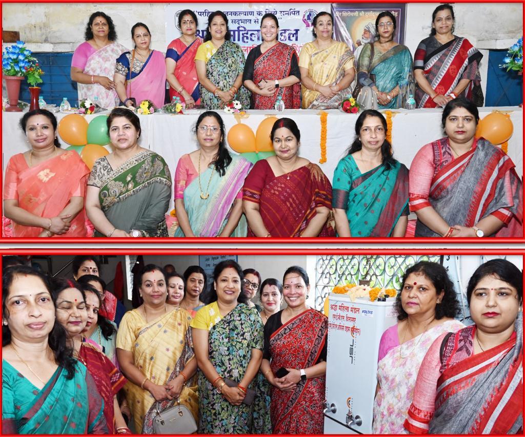 श्रद्धा महिला मंडल द्वारा गतौरा स्कूल में कूलर वाटर प्यूरीफायर प्रदान