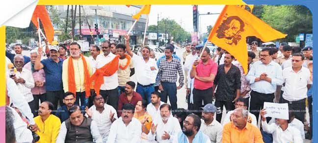 रावण दहन पर विवाद, भाजपा का चक्काजाम रावण दहन पर विवाद, भाजपा का चक्काजाम
