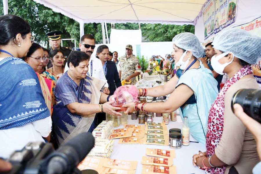 गोद लिए गांव पहुंचीं राज्यपाल, सल्फीपदर बहुद्देशीय सहकारी समिति के कार्य की सराहना गोद लिए गांव पहुंचीं राज्यपाल, सल्फीपदर बहुद्देशीय सहकारी समिति के कार्य की सराहना