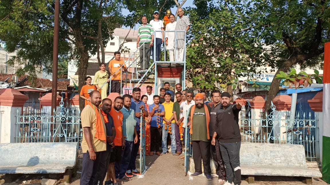 भाजपाईयों ने राष्ट्रपिता गांधी को किया याद