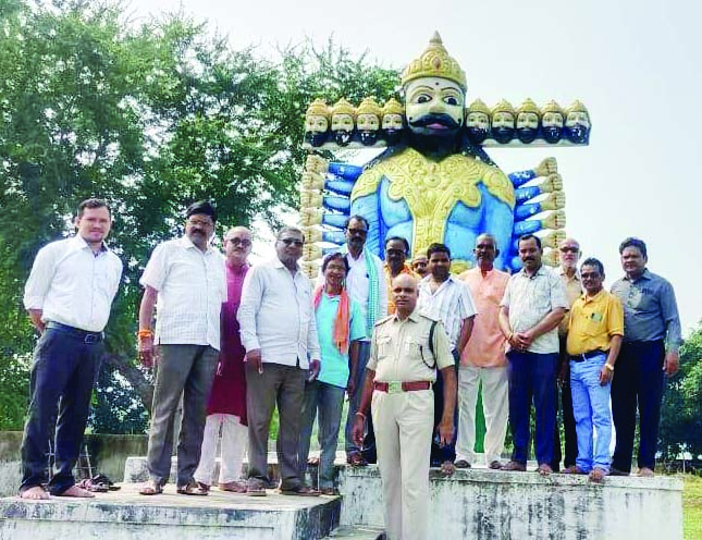 दशहरा उत्सव की तैयारी का निरीक्षण दशहरा उत्सव की तैयारी का निरीक्षण