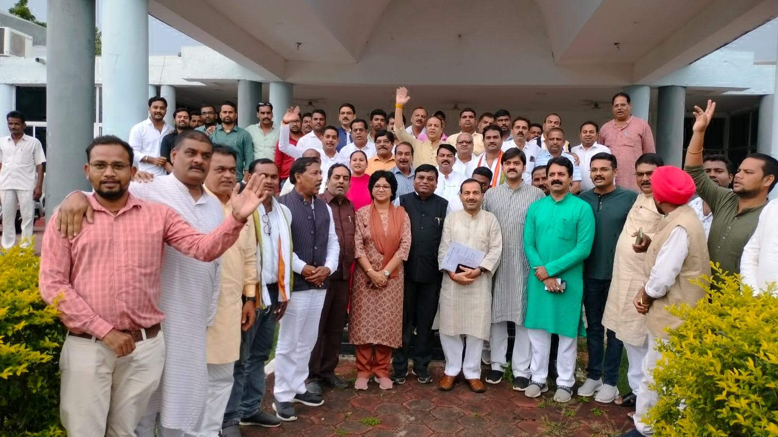 भारत जोड़ो सह पदयात्रा, जिला कांग्रेस कमेटी की बैठक