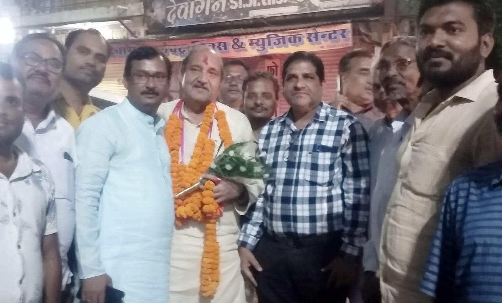 अभनपुर विधायक का कुरूद में जोशीला स्वागत