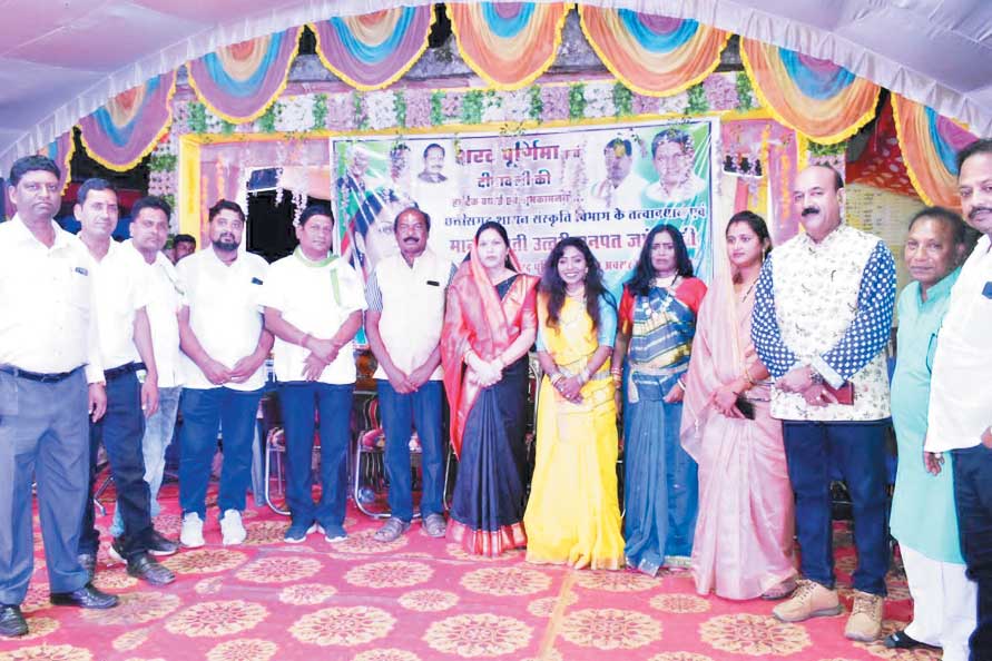 शरद पूर्णिमा मेला : पुन्नी के चंदा कार्यक्रम में  शामिल हुईं विधायक उतरी जांगड़े