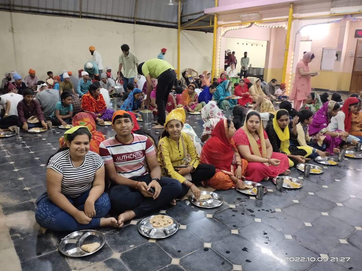 शरद पूर्णिमा पर भंडारा