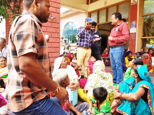 रेलवे ने जमीन खाली कराने फिर बनाया दबाव