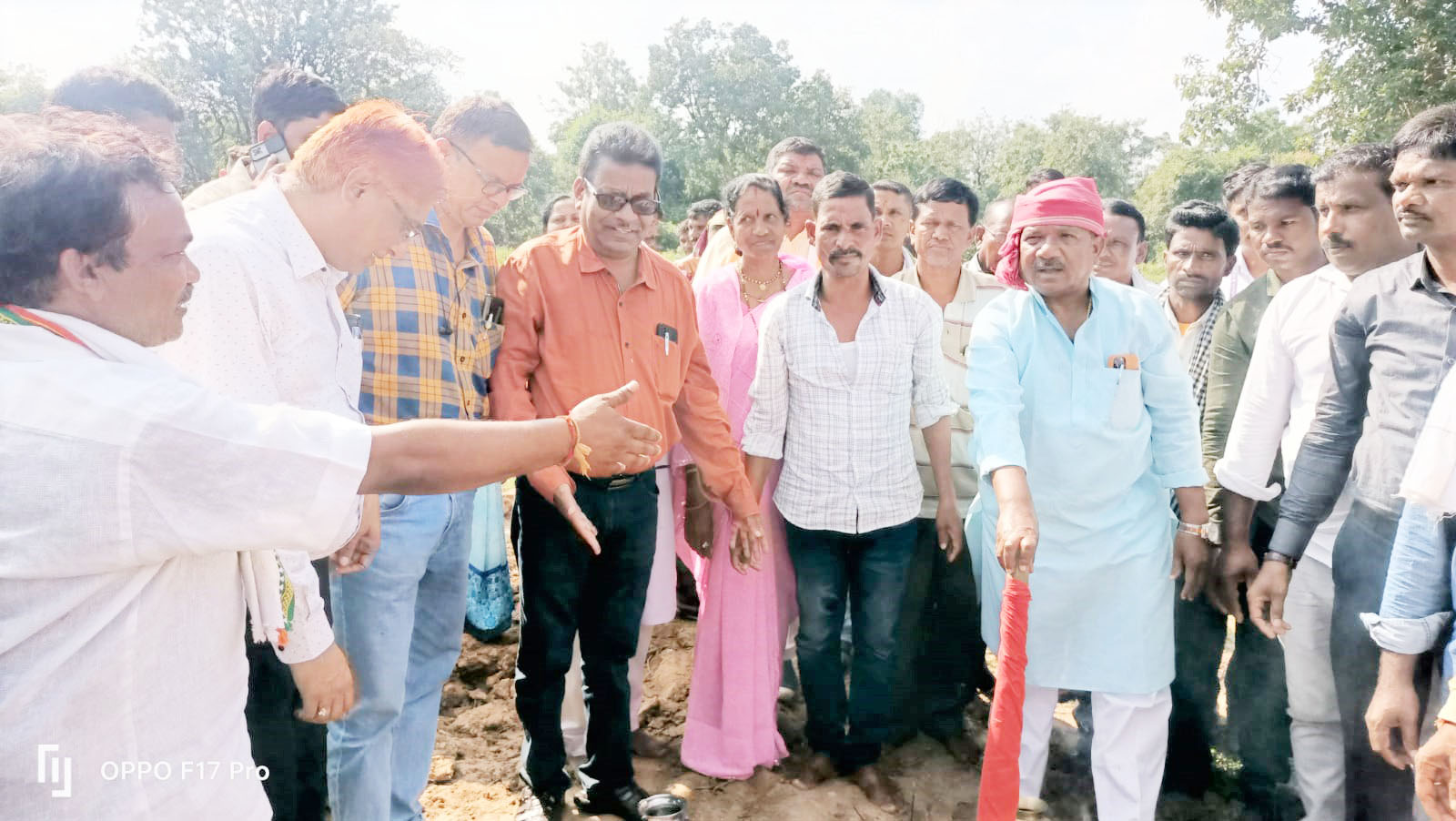 संसदीय सचिव मंडावी ने रखी उपकेन्द्र की आधारशिला