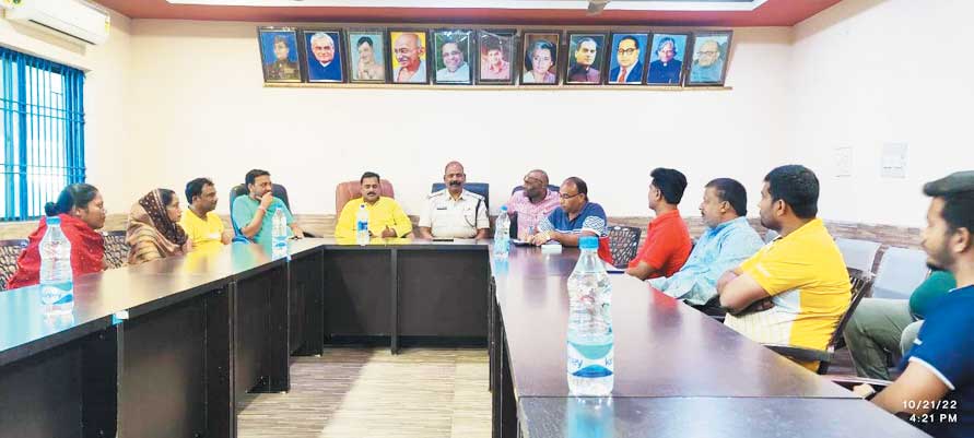 किरोड़ीमल नगर में कोतरारोड़ शांति समिति की बैठक