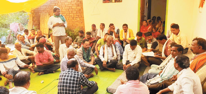 कुंभकार समाज का दीपावली मिलन समारोह