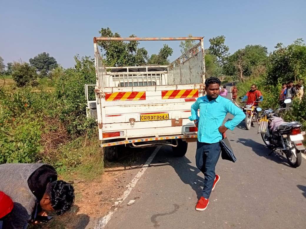 पिकअप-बाइक भिड़ंत, एक मौत