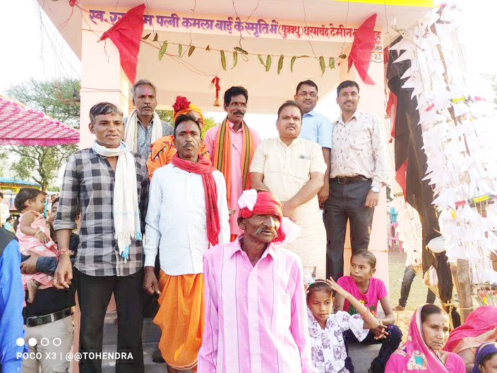 चारभाठा में मातर महोत्सव, कृष्ण मूर्ति की प्राण प्रतिष्ठा