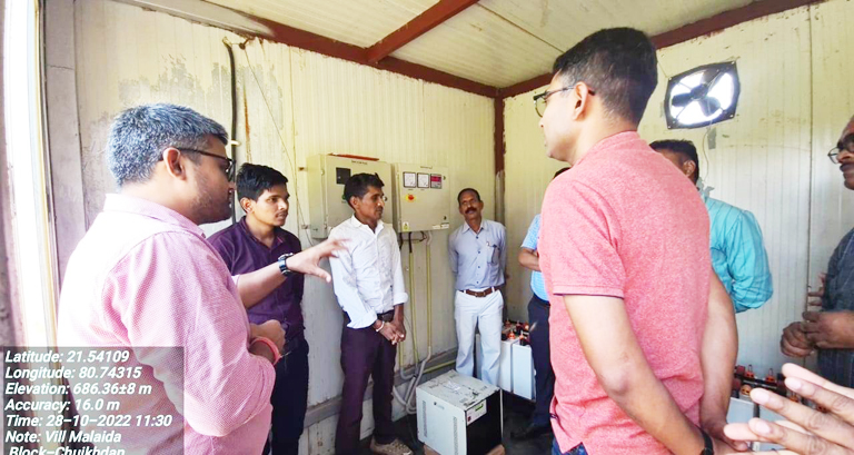 बालाघाट जिपं सीईओ ने केसीजी जिले के गांवों में परियोजनाओं का किया निरीक्षण