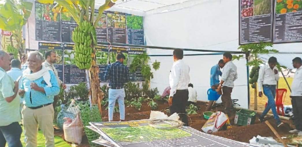 राज्योत्सव में लगाए स्टाल, पर कर्मचारी गायब