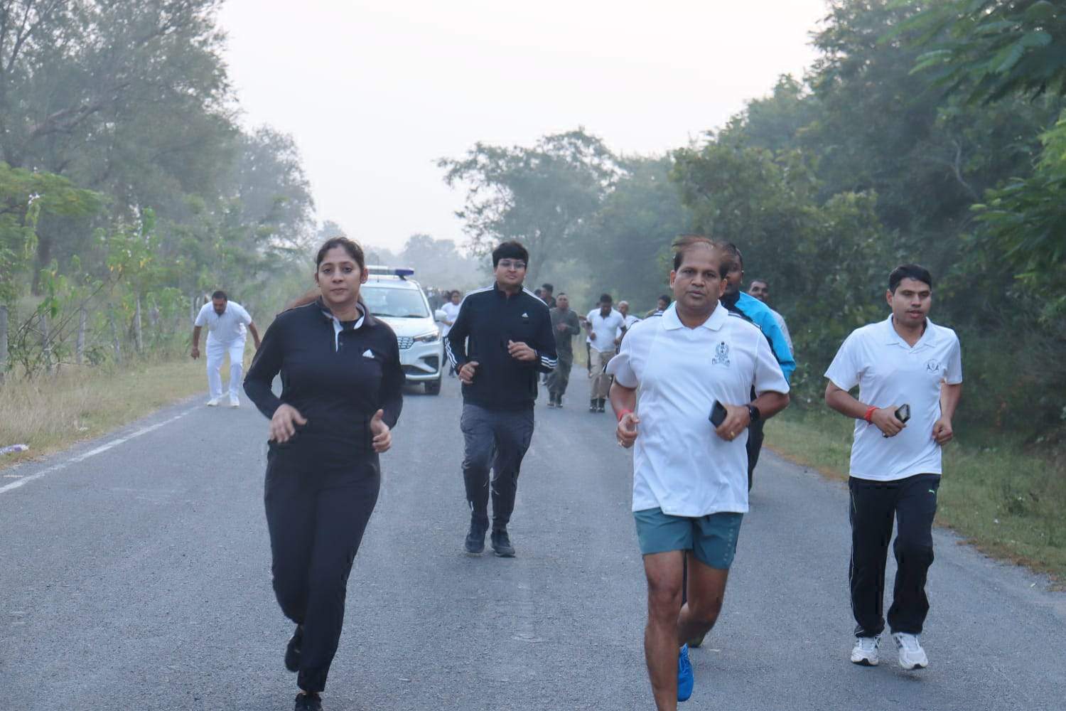 फिट काप फिट सिटी, 6 किमी दौड़ का आयोजन