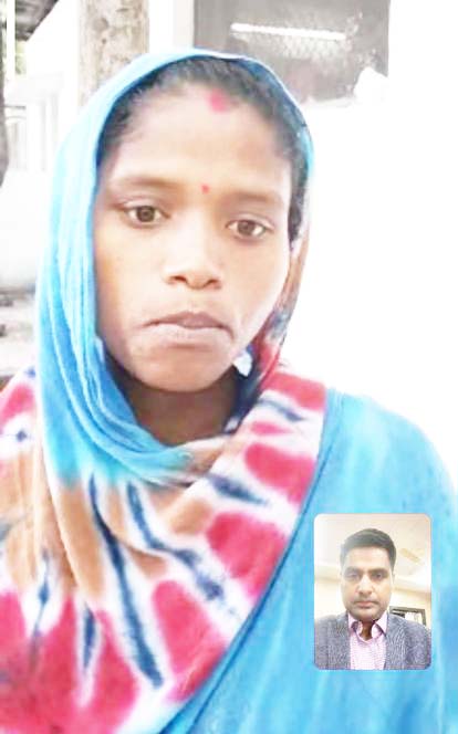  कलेक्टर और जिपं सीईओ ने समारू का वीडियोकाल से जाना हालचाल 