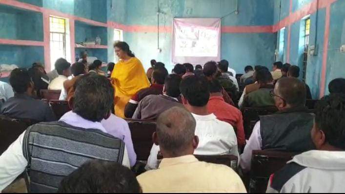 शाला प्रबंधन समिति व पालक के उन्मुखीकरण के लिए प्रशिक्षण बैठक