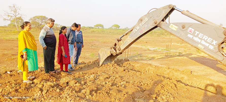 अवैध प्लाटिंग को निगम ने किया ध्वस्त अवैध प्लाटिंग को निगम ने किया ध्वस्त