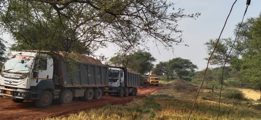 अवैध रेत खुदाई, थाने में शिकायत