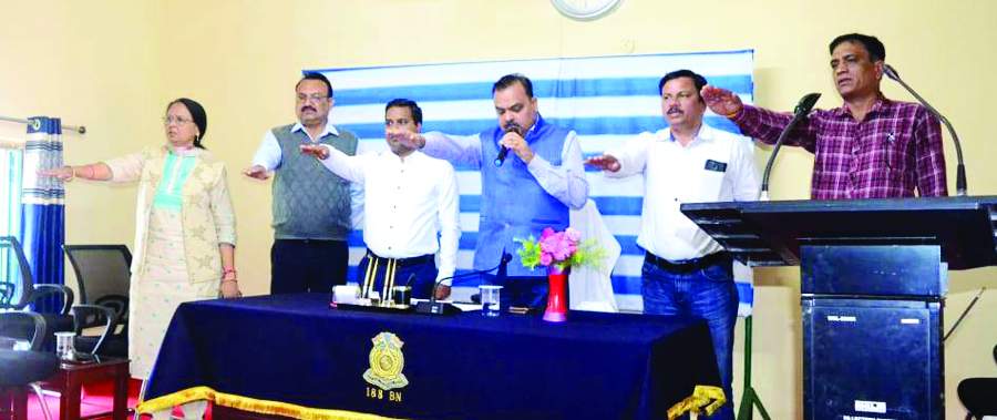 सीआरपीएफ 188 बटालियन में मतदाता जागरूकता कार्यक्रम सीआरपीएफ 188 बटालियन में मतदाता जागरूकता कार्यक्रम